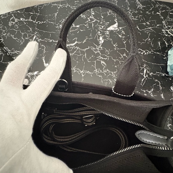 NWOT Small Coach Black Canvas Tote Charm NOT Included - Picture 5 of 13